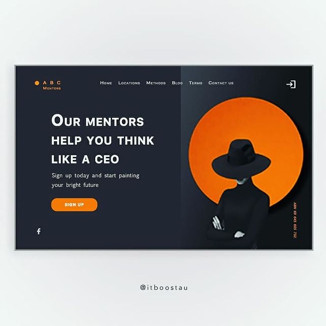 Web Template for Mentors