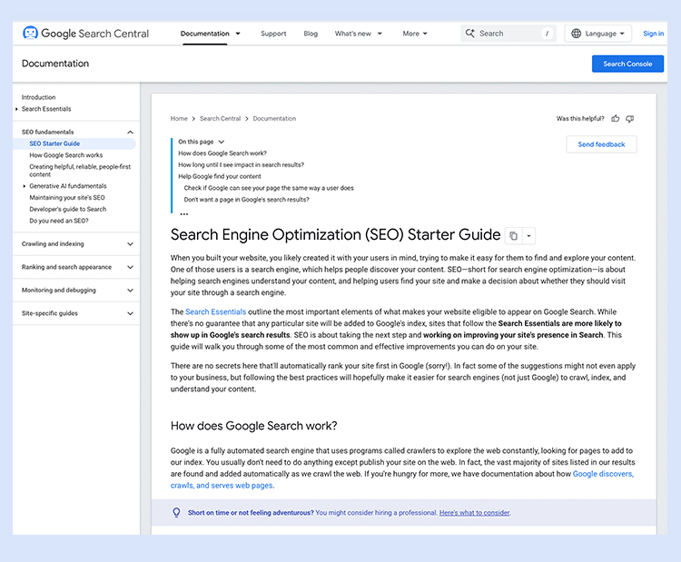 What Does Google Recommend for New Websites? What Does Google Recommend for New Websites?