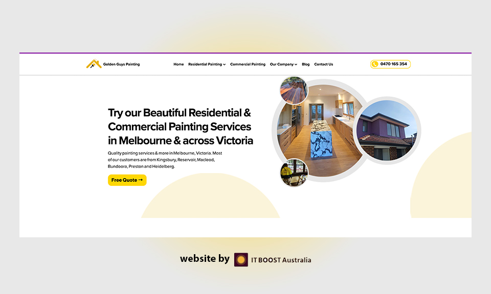 Website for Painters Australia